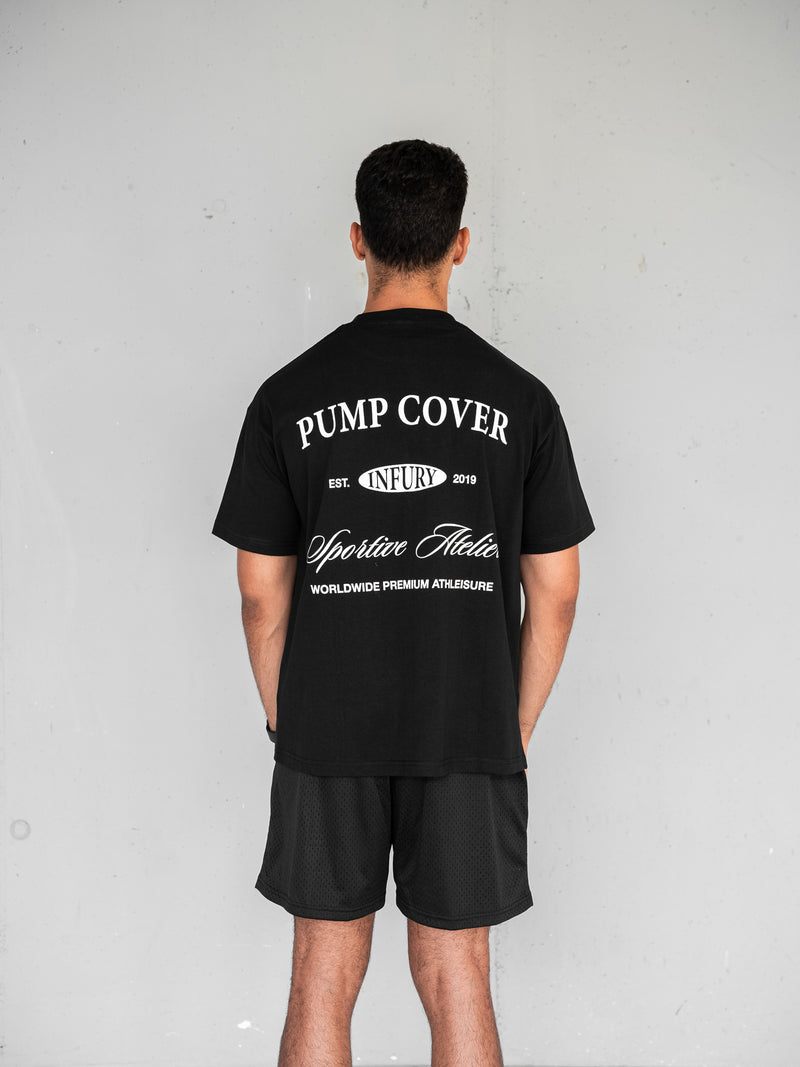 PUMP COVER T-SHIRT | BLACK